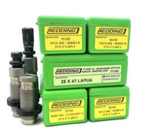 Redding Reloading Equipment announces dies and die sets for 25 X 47 Lapua