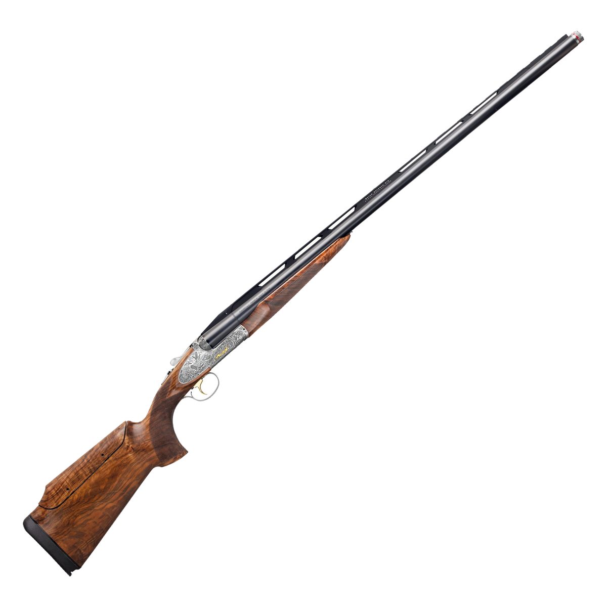 Fabarm Grade IV Sporting over-and-under shotgun with engraved action and adjustable-comb walnut stock